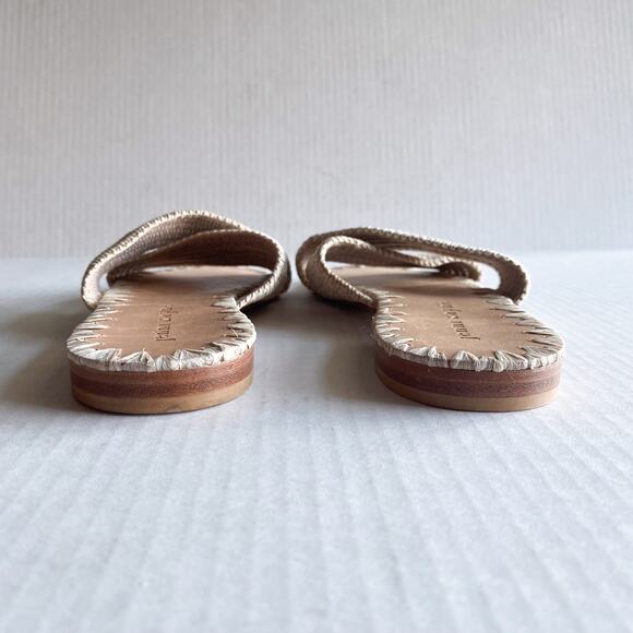 Jenni Kayne Raffia Crossover Sandal in Natural Size 37 - Picture 5 of 10